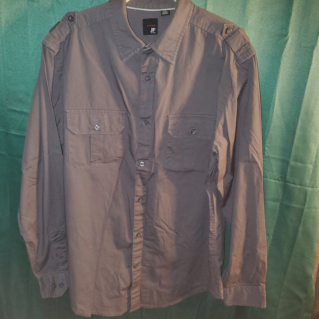 Jf Grey Button Down